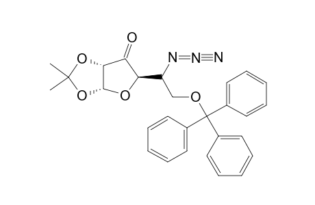 5-AZIDO-5-DEOXY-1,2-O-ISOPROPYLIDENE-6-O-TRIPHENYLMETHYL-ALPHA-D-RIBO-HEX-3-ULUFURANOSE