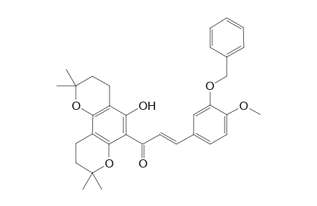 9-Hydroxy-10-(3'-benzyloxy-4'-methoxycinnamoyl)-2,2,6,6-tetramethyltetrahydrobenzo[1,2-b:3,4-b']dipyran