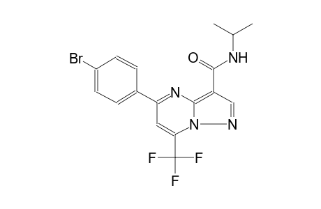 5-(4-bromophenyl)-N-isopropyl-7-(trifluoromethyl)pyrazolo[1,5-a]pyrimidine-3-carboxamide