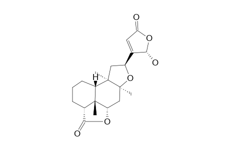 8-BETA,12-EPOXY-16-ALPHA-HYDROXY-TRANS-CLERODA-13-EN-16,15:18-ALPHA,6-ALPHA-DIOLIDE