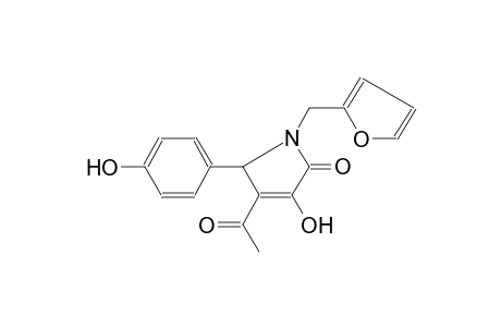 Pyrrol-2(5H)-one, 4-acetyl-1-(2-furfuryl)-3-hydroxy-5-(4-hydroxyphenyl)-
