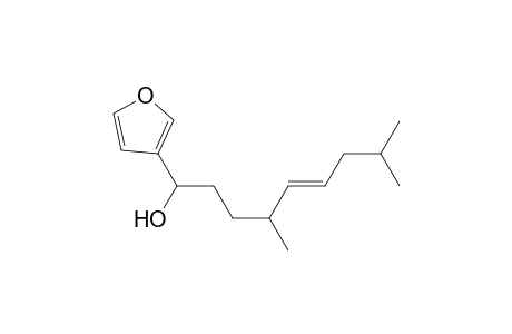 3-Furanmethanol, .alpha.-(3,7-dimethyl-4-octenyl)-