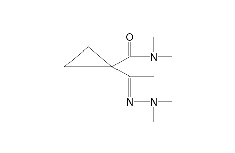 anti-1-ACETYL-N,N-DIMETHYLCYCLOPROPANECARBOXAMIDE, 1-(DIMETHYLHYDRAZONE)