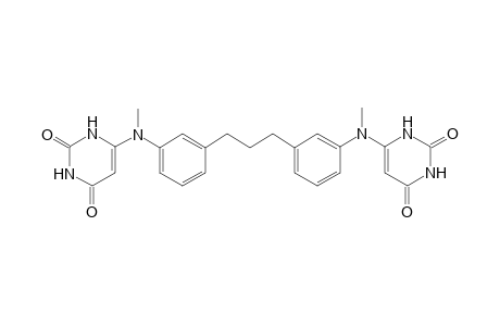 1,1'-Trimethylene-bis{ 3-[methyl-(6"-uracyl)amino]benzene}