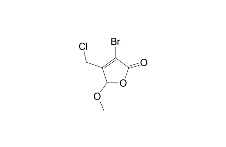 3-Bromo-4-(chloromethyl)-5-methoxy-2(5H)-furanone