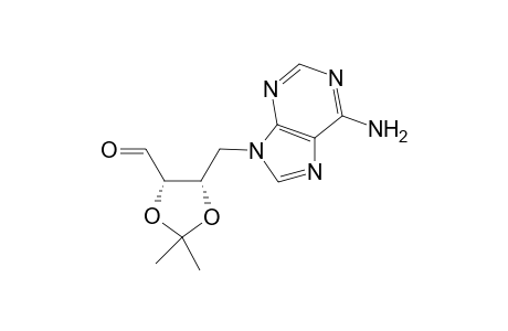 (4S,5S)-5-(adenin-9-ylmethyl)-2,2-dimethyl-1,3-dioxolane-4-carbaldehyde