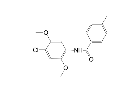 N-(4-chloro-2,5-dimethoxyphenyl)-4-methylbenzamide