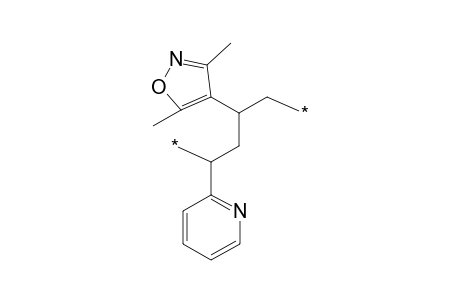 Poly(2-vinylpyridine-co-3,5-dimethyl-4-vinylisoxazole)