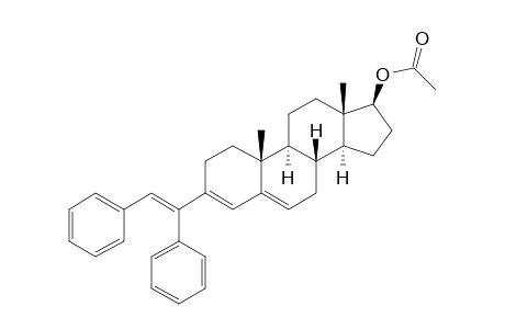 17-.beta.-Acetoxy-3-[1',2'-diphenylethenyl]androsta-3,5-diene