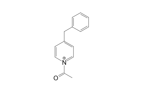 1-[4-(benzyl)pyridin-1-ium-1-yl]ethanone