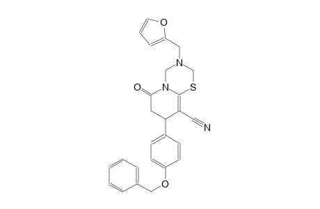 2H,6H-pyrido[2,1-b][1,3,5]thiadiazine-9-carbonitrile, 3-(2-furanylmethyl)-3,4,7,8-tetrahydro-6-oxo-8-[4-(phenylmethoxy)phenyl]-