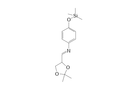 4-{4'-[p-(Trimethylsilyloxy)phenyl]iminomethyl}-2,2-dimethyl-1,3-dioxacyclopentane