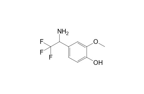 4-(1-Amino-2,2,2-trifluoroethyl)-2-methoxyphenol