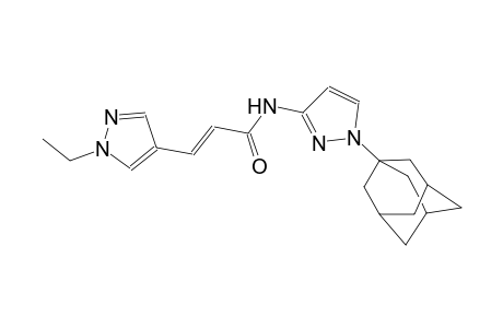 (2E)-N-[1-(1-adamantyl)-1H-pyrazol-3-yl]-3-(1-ethyl-1H-pyrazol-4-yl)-2-propenamide