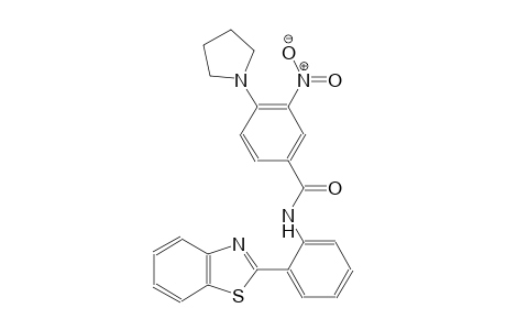 N-[2-(1,3-benzothiazol-2-yl)phenyl]-3-nitro-4-(1-pyrrolidinyl)benzamide