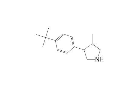 Pyrrolidine, 3-[4-(1,1-dimethylethyl)phenyl]-4-methyl-