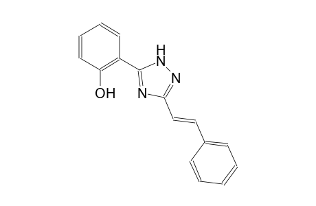 2-{3-[(E)-2-phenylethenyl]-1H-1,2,4-triazol-5-yl}phenol