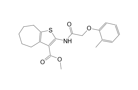 methyl 2-{[(2-methylphenoxy)acetyl]amino}-5,6,7,8-tetrahydro-4H-cyclohepta[b]thiophene-3-carboxylate