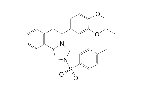 5-(3-Ethoxy-4-methoxy-phenyl)-2-(toluene-4-sulfonyl)-1,2,3,5,6,10b-hexahydro-imidazo[5,1-a]isoquinoline