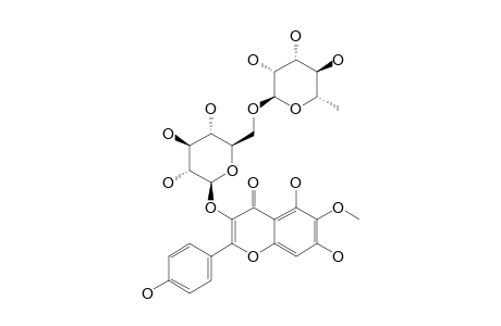 3,4',5,7-TETRAHYDROXY-6-METHOXY-FLAVONE-3-O-BETA-D-RUTINOSIDE