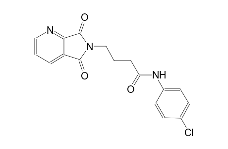 5H-pyrrolo[3,4-b]pyridine-6-butanamide, N-(4-chlorophenyl)-6,7-dihydro-5,7-dioxo-