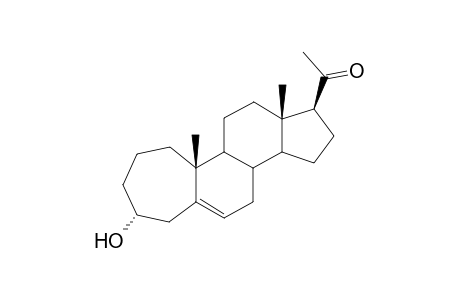 4.alpha.-Hydroxy-A-homo-5-pregnen-20-one