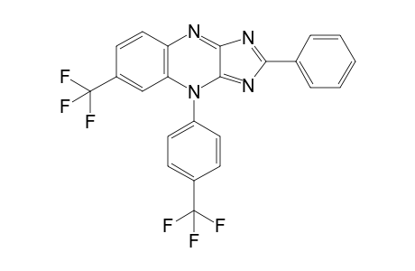 2-Phenyl-4-(4-trifluoromethylphenyl)-6-trifluoromethyl-4H-imidazo[4,5-b]quinoxaline