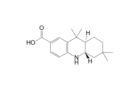 (4aRS,9aSR)-3,3,9,9-Tetramethyl-1,2,3,4,4a,9,9a,10-octahydroacridine-7-carboxylic acid