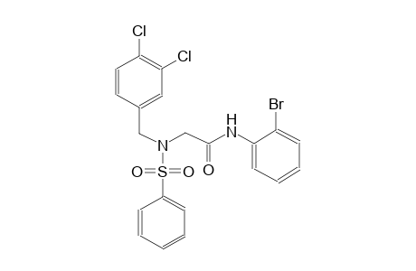 N-(2-bromophenyl)-2-[(3,4-dichlorobenzyl)(phenylsulfonyl)amino]acetamide