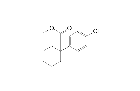 1-(p-chlorophenyl)cyclohexanecarboxylic acid, methyl ester