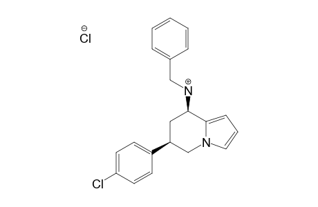 N-BENZYL-N-(cis-6-(4-CHLORO-PHENYL)-5,6,7,8-TETRAHYDRO-INDOLIZIN-8-YL)-AMMONIUM-CHLORIDE