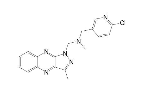 (6-chloro-3-pyridyl)methyl-methyl-[(3-methylpyrazolo[4,3-b]quinoxalin-1-yl)methyl]amine
