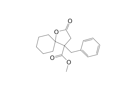 Methyl 4-benzyl-2-oxo-1-oxaspiro[4.5]decane-4-carboxylate