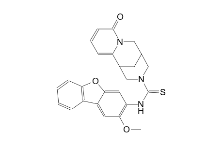 (1S,9R)-N-(2-methoxydibenzo[b,d]furan-3-yl)-6-oxo-7,11-diazatricyclo[7.3.1.0~2,7~]trideca-2,4-diene-11-carbothioamide