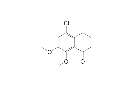 5-Chloranyl-7,8-dimethoxy-3,4-dihydro-2H-naphthalen-1-one