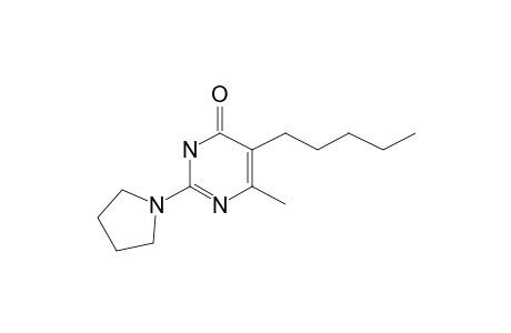 6-Methyl-5-pentyl-2-(pyrrolidin-1-yl)-3H-pyrimidin-4-one