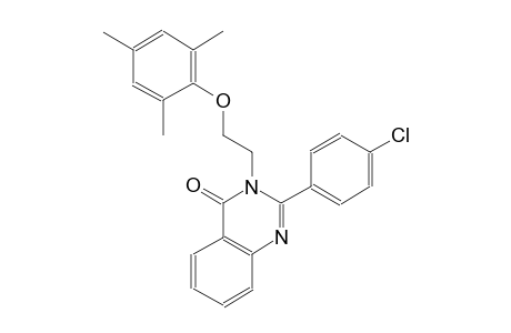 4(3H)-quinazolinone, 2-(4-chlorophenyl)-3-[2-(2,4,6-trimethylphenoxy)ethyl]-