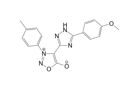 5-(4-Methoxyphenyl)-3-[3-(4-methylphenyl)sydnon-4-yl]-1H-[1,2,4]triazole