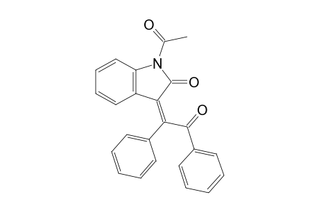 (3Z)-1-Acetyl-1,3-dihydro-3-(2-oxo-1,2-diphenylethylidene)-2H-indol-2-one