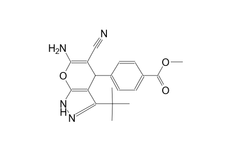benzoic acid, 4-[6-amino-5-cyano-3-(1,1-dimethylethyl)-1,4-dihydropyrano[2,3-c]pyrazol-4-yl]-, methyl ester