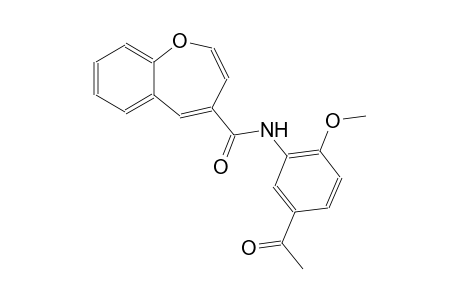 1-benzoxepin-4-carboxamide, N-(5-acetyl-2-methoxyphenyl)-