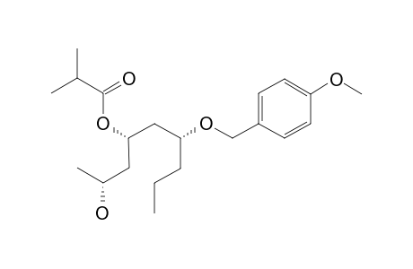 (ANTI,SYN)-(2R,4S,6R)-2-HYDROXY-6-(4-METHOXYBENZYLOXY)-NONAN-4-YL-ISOBUTYRATE;MAJOR-DIASTEREOMER