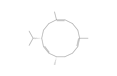 1,5,10-Cyclotetradecatriene, 1,5,9-trimethyl-12-(1-methylethyl)-, [9S-(1E,5E,9R*,10E,12R*)]-