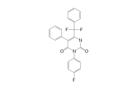 6-(DIFLUOROMETHYLPHENYL)-3-(4-FLUOROPHENYL)-5-PHENYL-2,4-PYRIMIDINDIONE