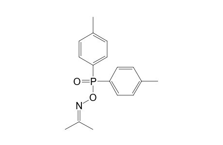 2-Propanone, O-[bis(4-methylphenyl)phosphinyl]oxime