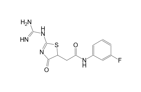 5-thiazoleacetamide, 2-[(aminoiminomethyl)amino]-N-(3-fluorophenyl)-4,5-dihydro-4-oxo-