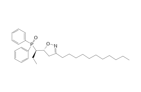 (1'R*,5R*)-5-(1'-Diphenylphosphinoylpropyl)-3-undecyl-4,5-dihydroisoxazole