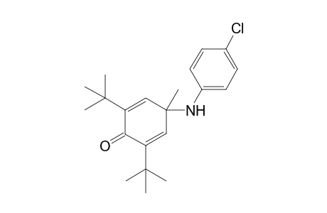 2,6-Ditert-butyl-4-(4-chloroanilino)-4-methyl-cyclohexa-2,5-dien-1-one