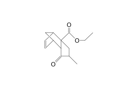 exo-4-Methyl-5-oxo-endo-tricyclo(5.2.1.0/2,6/)dec-8-ene-endo-3-carboxylic acid, ethyl ester