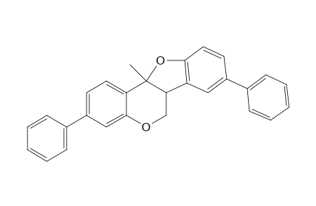 4b,10b-dihydro-3,9-diphenyl-10b-methyl-5H-benzofuro[3,2-c][1]benzopyran